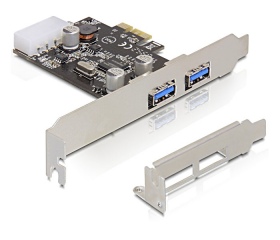 Delock PCI Express kártya > 2 x USB 3.0