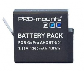 PRO-mounts tartalék akkumulátor GoPro HERO 5/6-hoz
