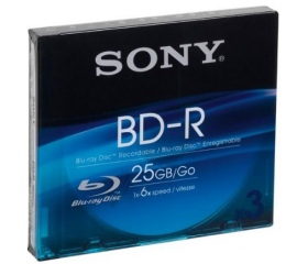 BLURAY SONY 4 PACK 25GB RECORDABLE SLIM CASE