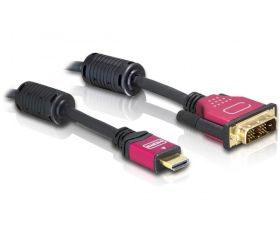 Delock HDMI – DVI átalakító kábel, 5.0m, apa/apa