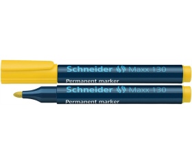 Schneider Alkoholos marker, 1-3 mm, kúpos, sárga