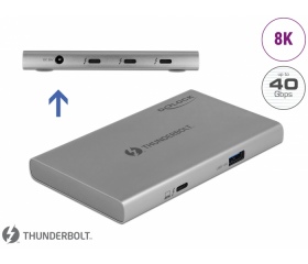 Delock Thunderbolt 4 Hub 3 port + 1 USB 3.2 Type-A