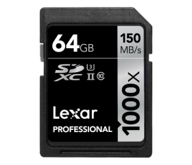 Lexar SDXC Professional 1000x UHS-II 64GB