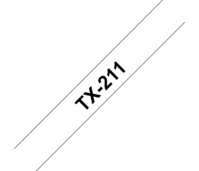 Brother TX211 szalagkazetta fehér-fekete 6mm szél.