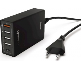 Hama USB-A/C hálózati töltőállomás QC 3.0 8A