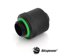Bitspower G1/4" szorítógyűrűs csatlakozó matt fek.