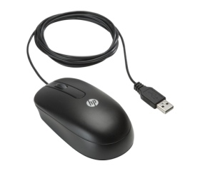 HP QY777A6 USB fekete egér (100 db-os csomag)