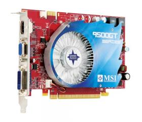 MSI 9500GT OC. 512MB DDR2 PCIE