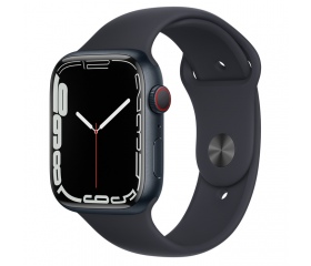 Apple Watch Series 7 45mm GPS + LTE Éjfekete