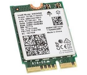 Intel Wireless-AC 9560, 2230, 2x2 AC+BT, Gigabit,