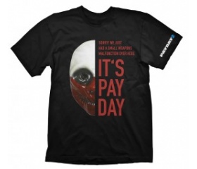 Payday 2 T-Shirt "Wolf Mask", L