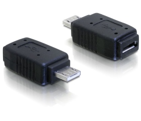Delock USB micro-A+B female -> USB micro-A male