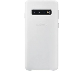 Samsung Galaxy S10 bőrtok fehér