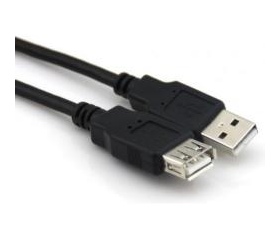 VCOM USB 2.0 Hosszabbító 5m Fekete