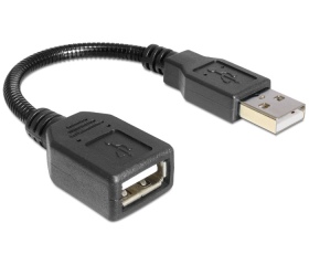 Delock USB 2.0 hosszabbító kábel, A/A flexibilis k