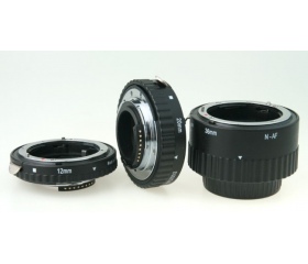 Phottix 3 részes AF fém macro gyűrű Nikon-hoz