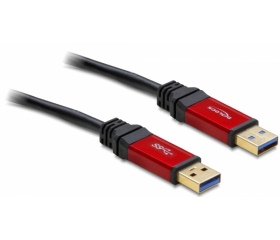 Delock USB 3.0-A apa / apa kábel, 5 m prémium kábe