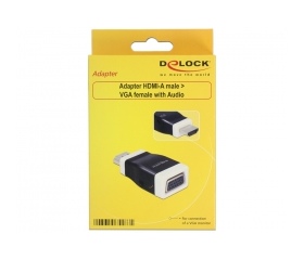 DELOCK Adapter HDMI-A male > VGA female with Audio