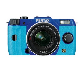 Pentax Q7 Blue/Aqua + zoom 5-15mm
