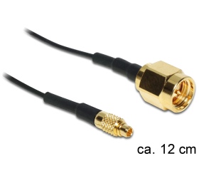 Delock Antenna Adapter SMA plug > MMCX plug 120 mm