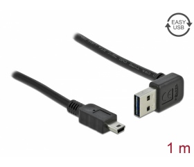Delock Easy-USB -> USB 2.0 mini B 90° 1m