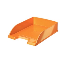Leitz Irattálca, műanyag, "Wow", metál narancssárg