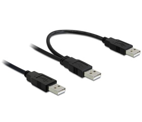 Delock USB 2.0-A apa > 2 x USB 2.0-A apa