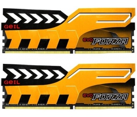 Geil Evo Forza DDR4 2400MHz CL16 Kit2 8GB sárga