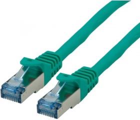 Roline S/FTP patch kábel Cat6A LSOH 2m zöld