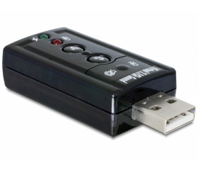 Delock USB 2.0 külső hangátalakító 24 bit / 96 kHz