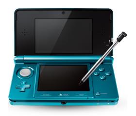 Nintendo 3DS Aqua Kék