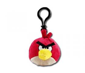 Angry Birds plüss ClipOn 5 cm piros madár