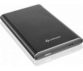 Sharkoon Rapid-Case 2.5'' USB 3.1 Type-C fekete