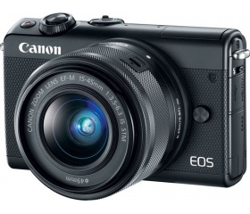 Canon EOS M100 + 15-45mm kit fekete