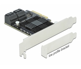 Delock 5-port SATA3 PCIe x4 bővítőkártya