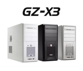 Gigabyte GZ-X3 Fekete (táp nélkül)