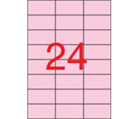 APLI 70x37mm színes pasztell rózsaszín 480db/cs