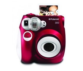 Polaroid 300 instant fényképezőgép, piros
