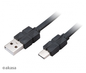 Akasa Proslim USB 2.0 Type-C - Type-A kábel