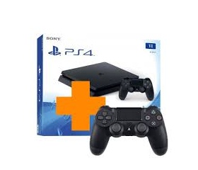 PS4 Slim 1TB konzol+Uncharted 4+Controller