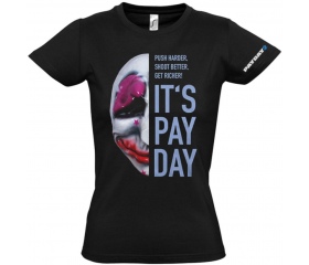 Payday 2 Girlie T-Shirt "Hoxton Mask", XL