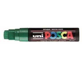 UNI "Posca" Dekormarker, 10-15 mm, zöld
