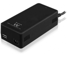Ewent Notebook charger Car 90Watt, USB port, 2A, 8