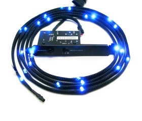 Nzxt CB-LED20-BU 24x Kék LED Sleeve - 2m