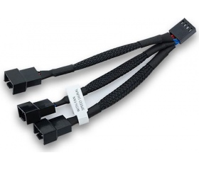 EK Water Block EK-Cable Y-Splitter 3-Fan PWM 10cm