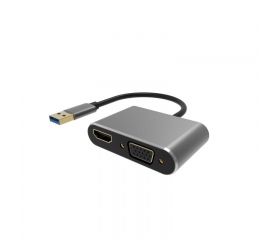 VCOM USB3.0 - HDMI 1080p@60Hz + VGA 