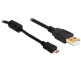 Delock USB 2.0-A apa > USB micro B apa 1m