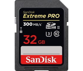 Sandisk Extreme PRO SDHC 32GB - 300MB/s UHS-II