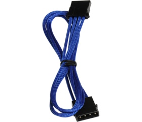 BitFenix Molex hosszabbító 45cm kék/fekete