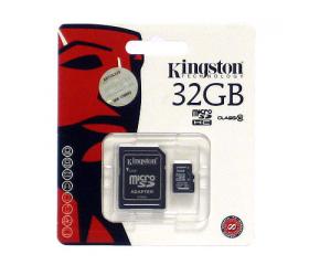 Kingston Micro SD 32GB + SD Adapter CL10